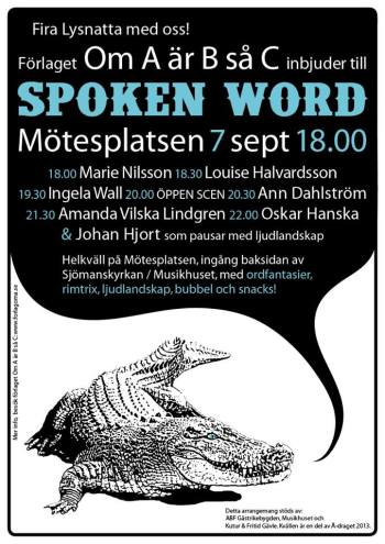 spoken word Gävle